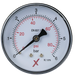 Pressure Gauge 0-6 Bar, 63 mm, Back Port