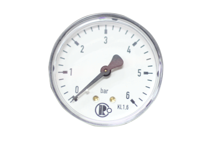 Pressure Gauge 0-6 Bar for MP25, G4, Duo Mix