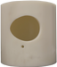 PU Rubber Pot for Discharge Stands, White