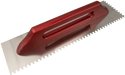 Notched Steel Trowel 480x130 mm, Wooden Handle