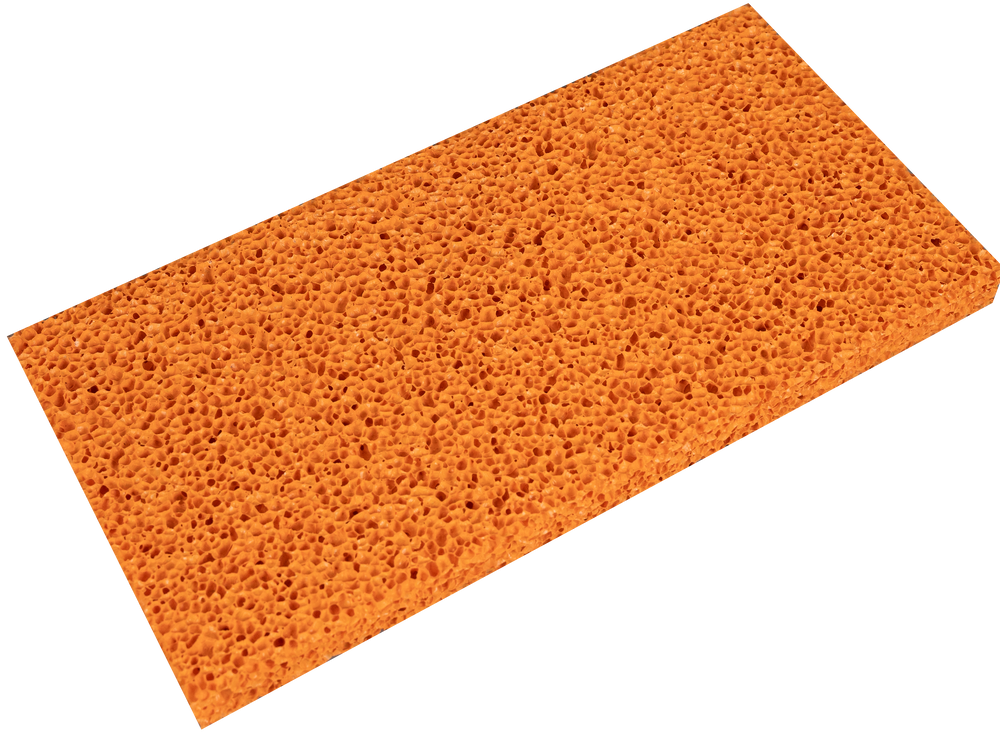 Large-Pored Sponge Pad, Red, 18 mm High