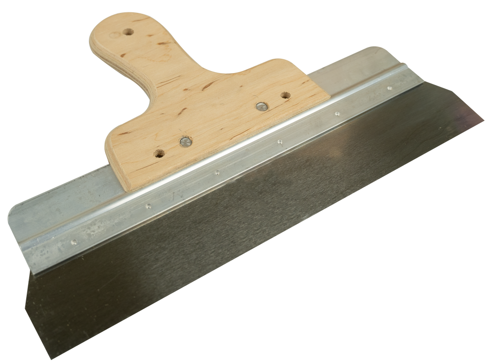 Wall Spatula Black Steel, Riveted, 0.5 mm