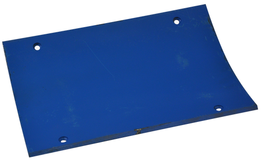 8 mm Steel Wear Plate 48 x 33 cm, 4 Holes