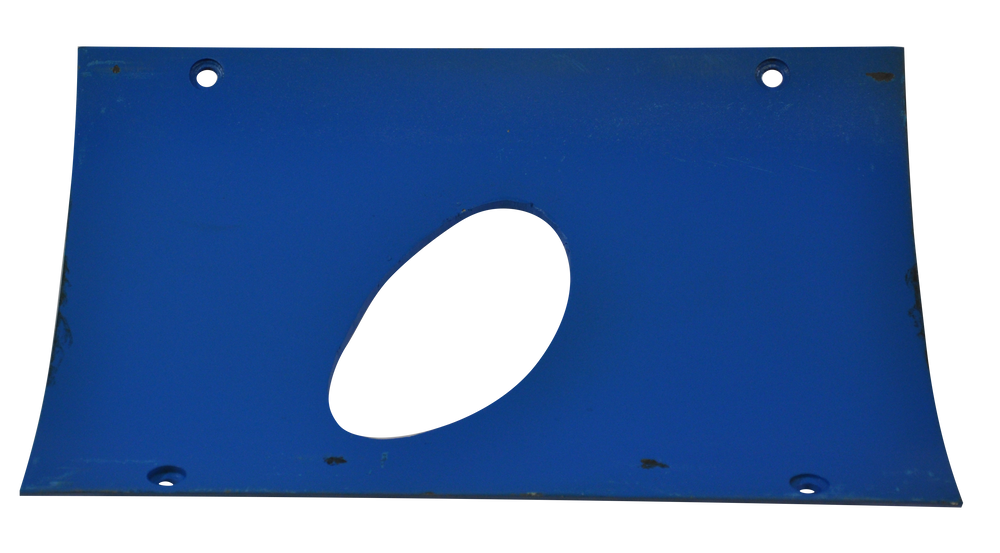 8 mm Steel Wear Plate with Outlet, 48 x 33 cm