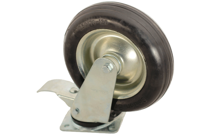Wheel with Brake for MP25 and MSX, 250 mm